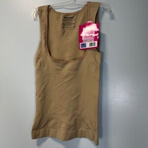 Sweet Nothings Maidenform Seamless Cami Shapewear Tank Beige 82405‎ Womens 2XL